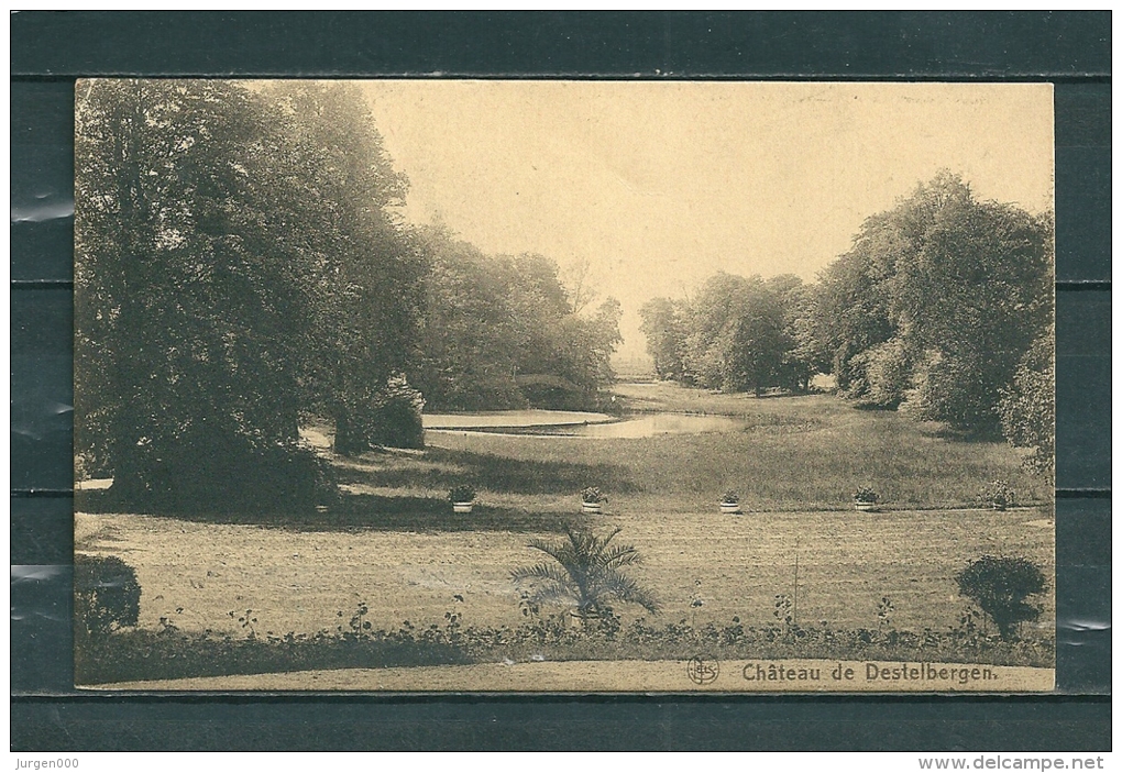 DESTELBERGEN: Chateau, gelopen postkaart 1931 (GA14870)