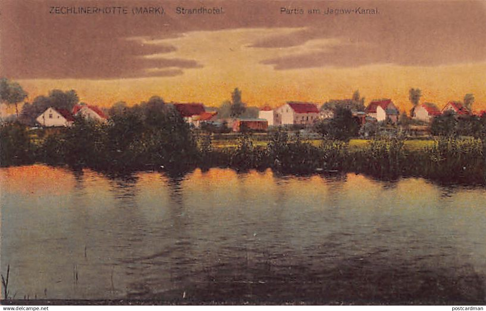 Deutschland - RHEINSBERG - Zechlinerhütte - Strandhotel - Partie am Jagow-Kanal