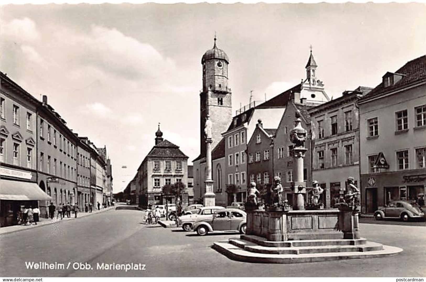 Deutschland - WEILHEIM - Marienplatz