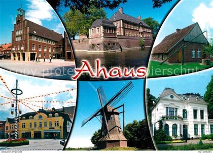 73207753 Ahaus Rathaus Schloss Windmuehle Ahaus