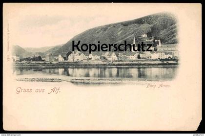 ALTE POSTKARTE GRUSS AUS ALF BURG ARRAS Alf-Bullay castle chateau cpa postcard AK Ansichtskarte