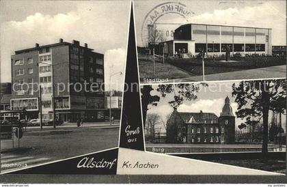 72096733 Alsdorf Stadtbad Burg Hochhaus