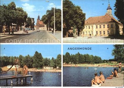 72520294 Angermuende Berliner Strasse Rathaus Freibad Walletzsee