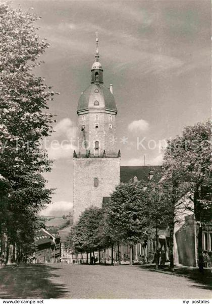 72633280 Annaberg-Buchholz Erzgebirge Partie an der Kirche Annaberg