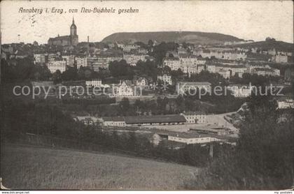 Annaberg-Buchholz Erzgebirge von Neu Buchholz gesehen