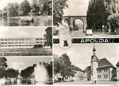 72971266 Apolda Lohteich Rathaus Polytechnische Oberschule Apolda