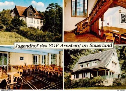 Arnsberg  Westfalen Jugendhof des SGV Arnsberg Saal Treppenaufgang