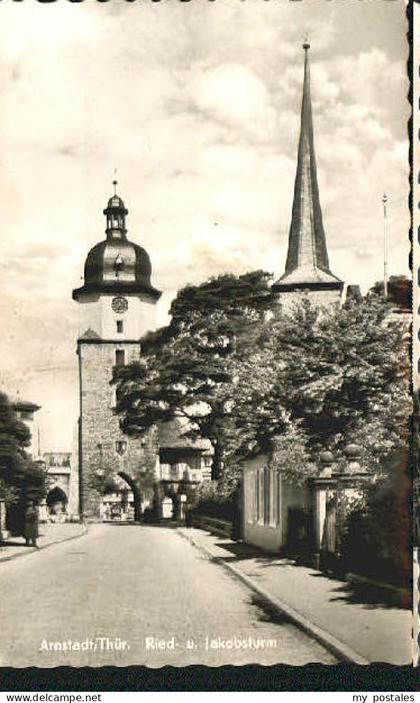 70082901 Arnstadt Ilm Arnstadt Turm Dom   Arnstadt