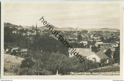 Arnstadt - Blick vom Kübelberg - Foto-Ansichtskarte - Verlag Friedrich Hölcke Arnstadt