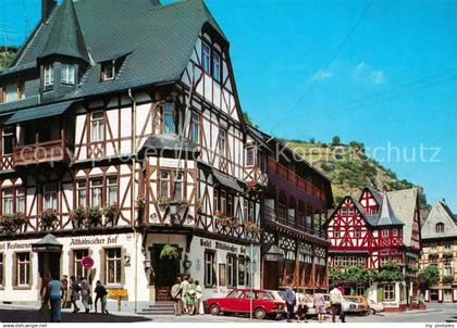 73168298 Bacharach Rhein Alte Fachwerkhaeuser Marktplatz Bacharach Rhein