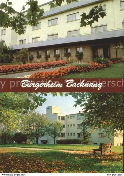 72209177 Backnang Buergerheim Altenheim Backnang