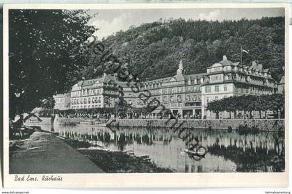 Bad Ems - Kurhaus - Foto-Ansichtskarte - Verlag Foto Feuerstake Bad Ems