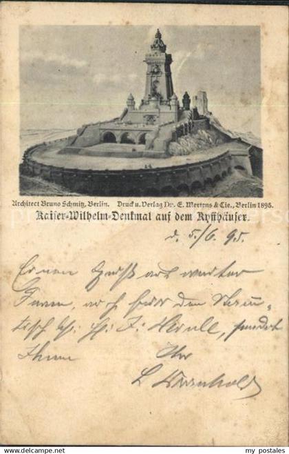 42468674 Kyffhaeuser Kaiser Wilhelm Denkmal  Kyffhaeuser