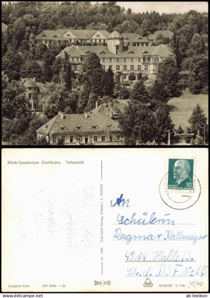 Bad Gottleuba-Bad Gottleuba-Berggießhübel Klinik-Sanatorium  1965