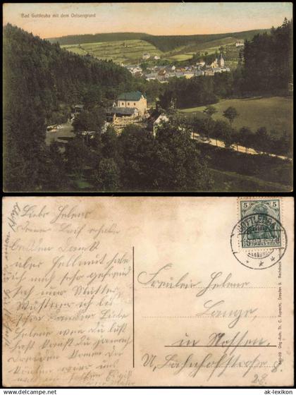 Bad Gottleuba-Bad Gottleuba-Berggießhübel mit dem Oelsengrund 1909