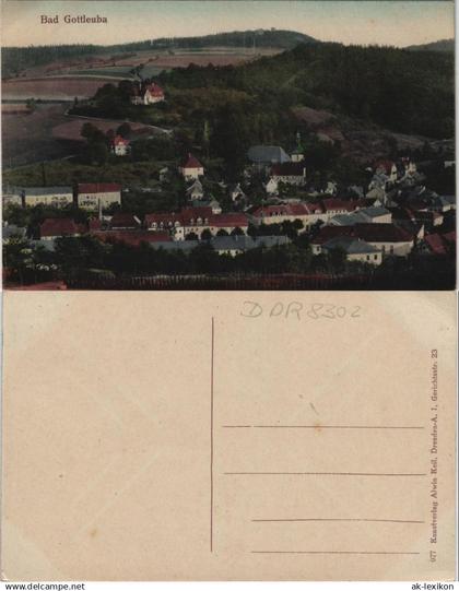 Bad Gottleuba-Bad Gottleuba-Berggießhübel Panorama  (farbig/coloriert) 1920