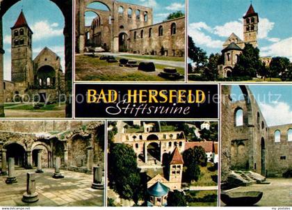 73212911 Bad Hersfeld Details der Stiftsruine Bad Hersfeld