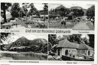 70132887 Bad Honnef Bad Honnef Inselgaststaette Grafenwerth * Bad Honnef