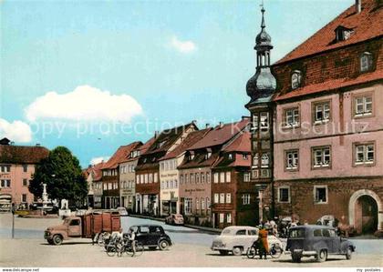 72756161 Koenigshofen Bad im Gragfeld Marktplatz Rathaus Koenigshofen Bad