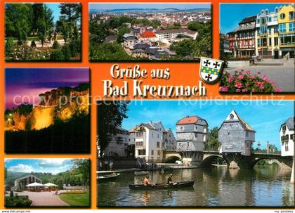 73236711 Bad Kreuznach Brueckenhaeuser Kauzenburg Kurpark  Bad Kreuznach