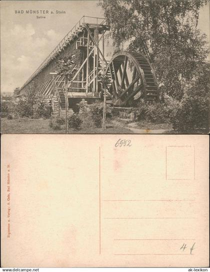 Bad Münster am Stein-Bad Münster am Stein-Ebernburg Saline 1913