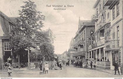 Bad Münster am Stein-Ebernburg (RP) Hauptstrasse Verlag Heinrich Strauss, Hoflieferant, Bad Münster am Stein