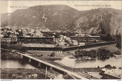 CPA AK BAD MUNSTER am STEIN Blick von der Ebernburg GERMANY (1162148)