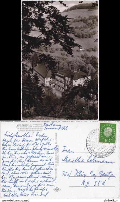 Ansichtskarte Bad Peterstal-Griesbach Kurhaus Bad-Freyersbach 1960