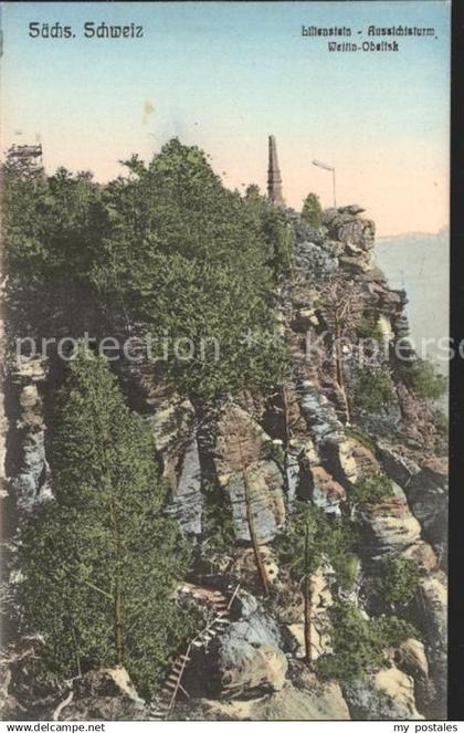 Lilienstein Wellin-Obelisk Aussichtsturm