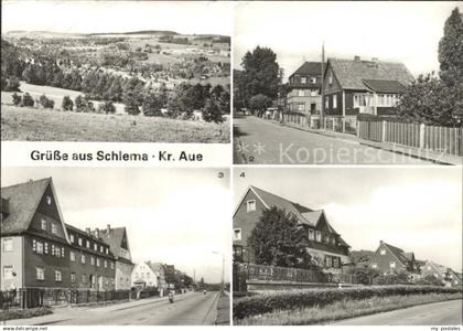 Schlema Bad Ortsuebersicht Parkstrasse Auer Strasse Siedlung