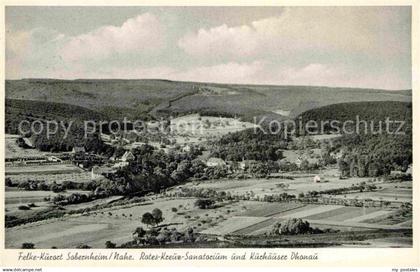 72794692 Sobernheim Bad Rotes Kreuz-Sanatorium und Kurhaeuser Sobernheim Bad