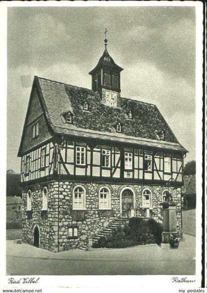 70096134 Bad Vilbel Bad Vilbel Rathaus ungelaufen ca. 1930