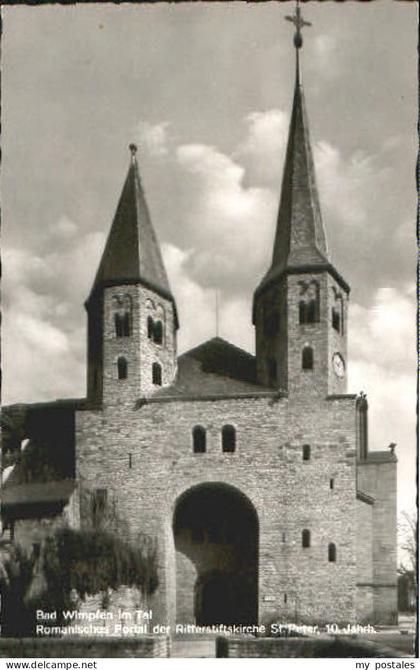 70098951 Bad Wimpfen Bad Wimpfen Kirche Bad Wimpfen