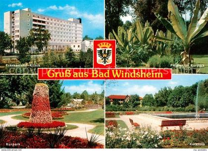 73160903 Bad Windsheim Frankenland Klinik Palmen Kurpark Kurklinik Bad Windsheim