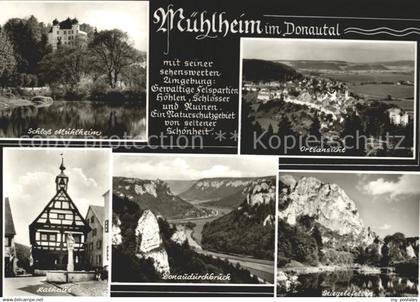 72045635 Muehlheim Donau Schloss Muehlheim Rathaus Stiegelefelsen