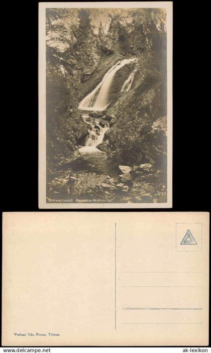 Ansichtskarte Ravenna-Wasserfall Ravenna-Wasserfall - Fotokarte 1930