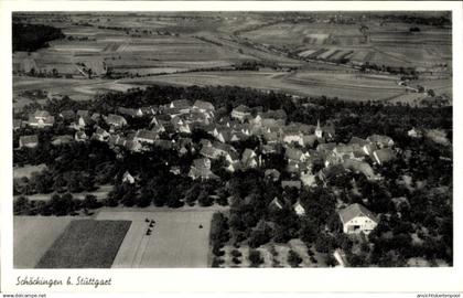 CPA Schöckingen Ditzingen in Württemberg, Fliegeraufnahme