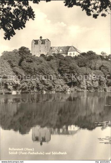 72357462 Ballenstedt Schloss Schlossteich Ballenstedt