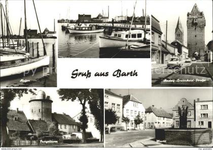 71981981 Barth Markt Hafen  Barth