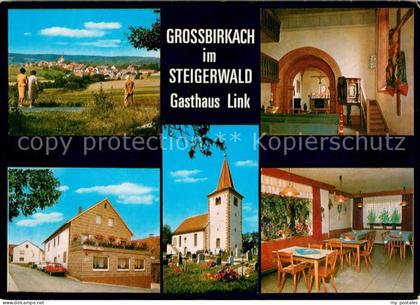 73664065 Grossbirkach Oberfranken Gasthaus Link im Steigerwald Grossbirkach Ober