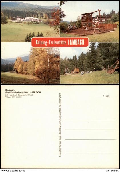 Ansichtskarte Lambach Kolping-Ferienstätte LAMBACH 4 Bild Spielplatz 1981