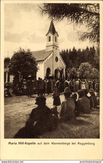 CPA Roggenburg Schwaben Bayern, Maria Hilf-Kapelle, Wannenberg