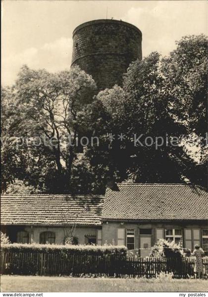 72136494 Belzig Bergfried der Burg Eisenhardt Belzig