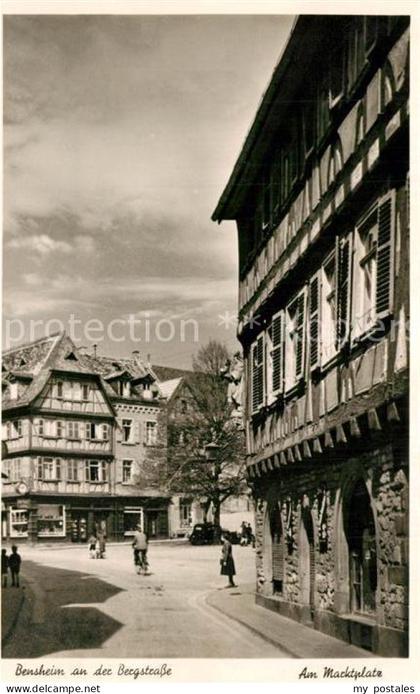 43350509 Bensheim Bergstrasse Marktplatz Bensheim Bergstrasse