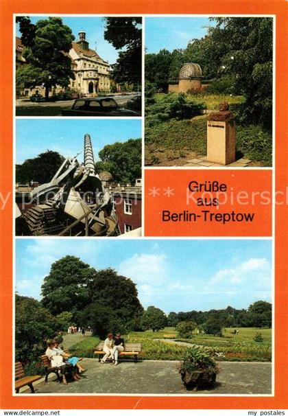 43369013 Treptow Berlin Rathaus Archenhold Sternwarte Plaenterwald Treptow Berli