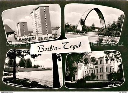 72917990 Tegel Hochhaeuser Ziekowstr Borsig Bogen Strandpromenade Schloss Tegel