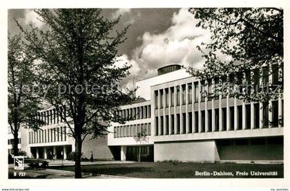 73550798 Dahlem Berlin Freie Universitaet Dahlem Berlin