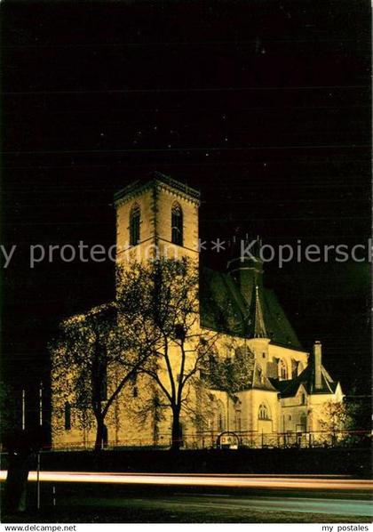 73271296 Bingen Rhein Basilika Sankt Martin Nacht Bingen Rhein