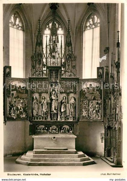 72952806 Blaubeuren Klosterkirche Hochaltar Blaubeuren