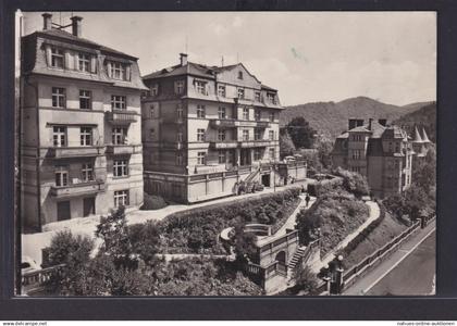 Ansichtskarte Karlovy Vary Karlsbad Böhmen Mähren Tschechien Krizikova Gasse n.